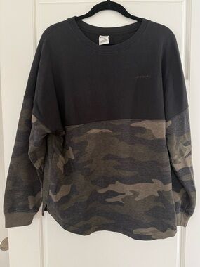 PINK Victoria's Secret Camo Crewneck Sweater